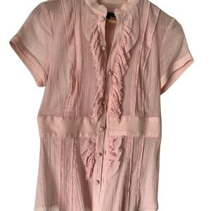 Alvin Valley 100% cotton crinkle blouse size 4